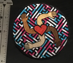 Friendly Swastika Jacket Patch