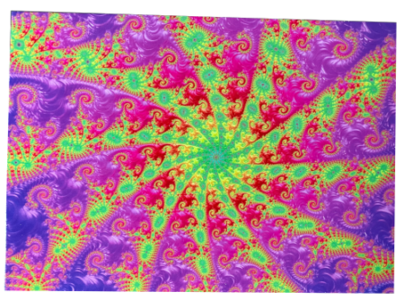 psychedelic fractal postcard no. 4