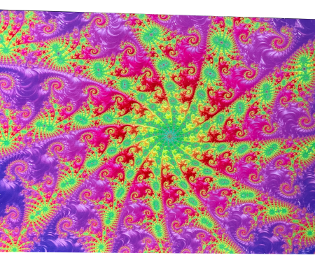 psychedelic fractal postcard no. 4